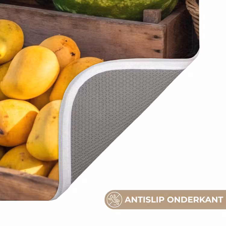 WC Mat - Fruit - Strand - Tropisch - Fruit - Strand - Tropisch WCmat U-uitsnede middel