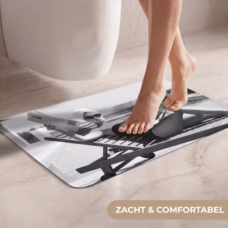 Glamour - Modern - Zwart - Wit WCmat klein -USP_ZachtNL