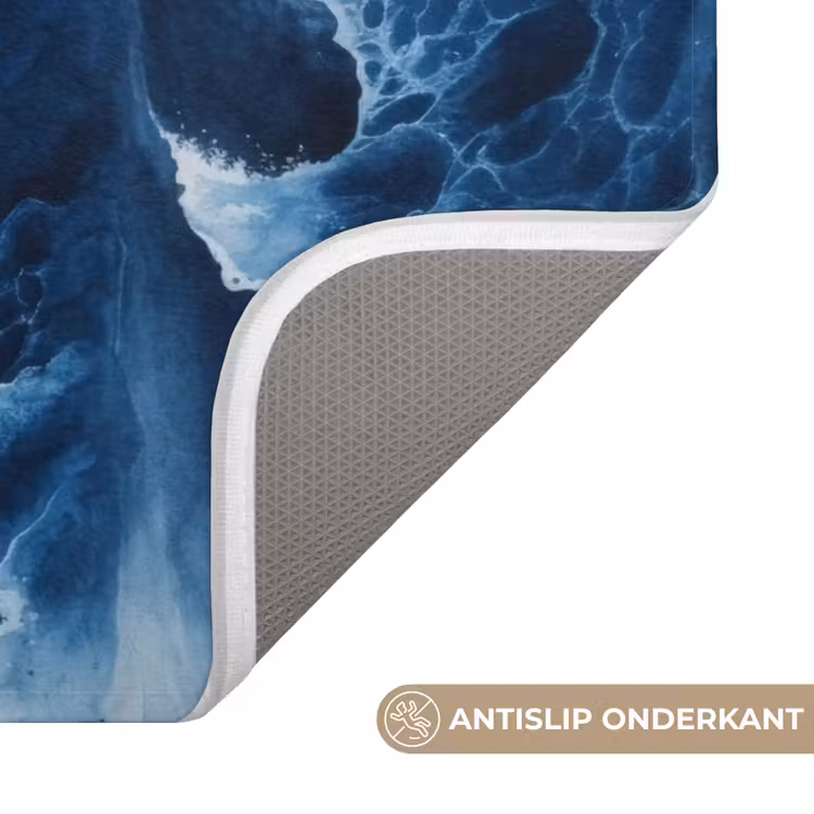 Golven - Blauw - Schuim WCmat klein -USP_AntislipNL