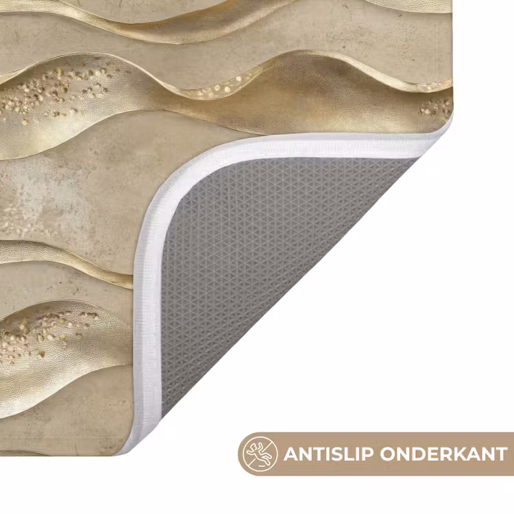 Golven - Patroon - Goud WCmat klein 1009 -USP_AntislipNL