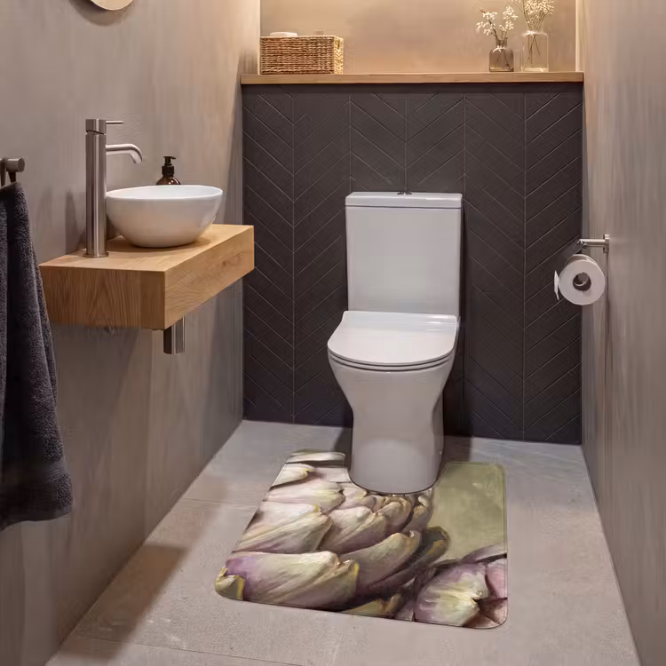 WC Mat - Groente - Stilleven - Schilderij - Groente - Stilleven - Schilderij WCmat U-uitsnede middel