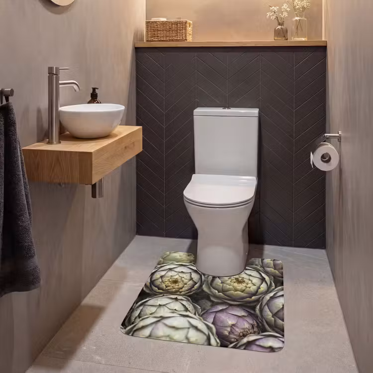 WC Mat - Groenten - Vers - Eten - Groenten - Vers - Eten WCmat U-uitsnede middel