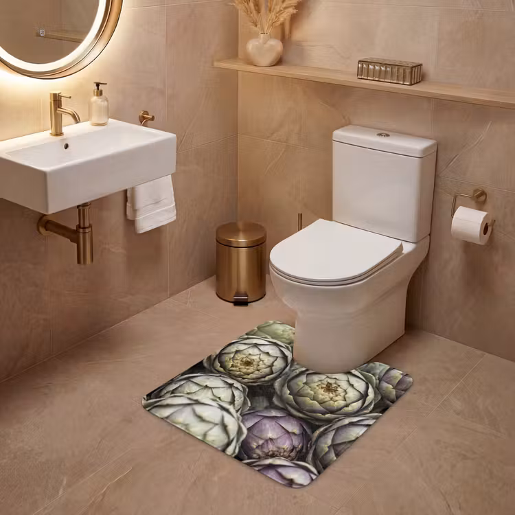 WC Mat - Groenten - Vers - Eten - Groenten - Vers - Eten WCmat U-uitsnede middel