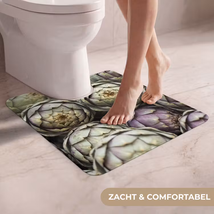 WC Mat - Groenten - Vers - Eten - Groenten - Vers - Eten WCmat U-uitsnede middel