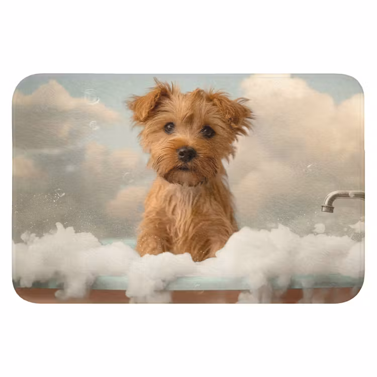 Hond - Bad - Dieren - Schuim WCmat klein -3d