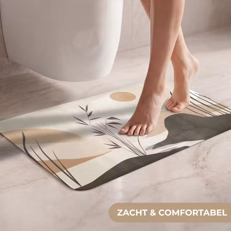 Japandi - Landschap - Beige WCmat klein -USP_ZachtNL