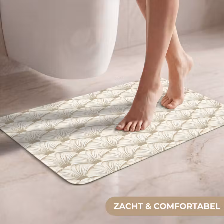 Klassiek - Art - Beige WCmat klein 1009 -USP_ZachtNL