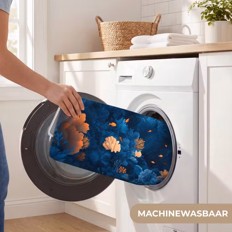 Koraalrif - Vissen - Oceaan - Blauw WCmat klein -USP_WasbaarNL