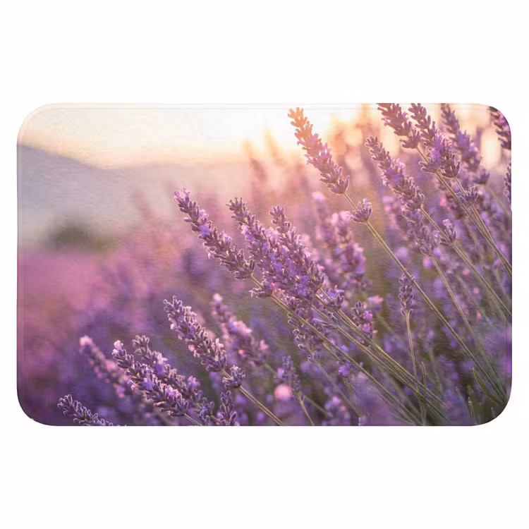 Lavendel - Paars - Zonlicht WCmat klein -3d