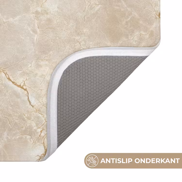 Lichtbeige - Marmer - Aders WCmat klein 1009 -USP_AntislipNL