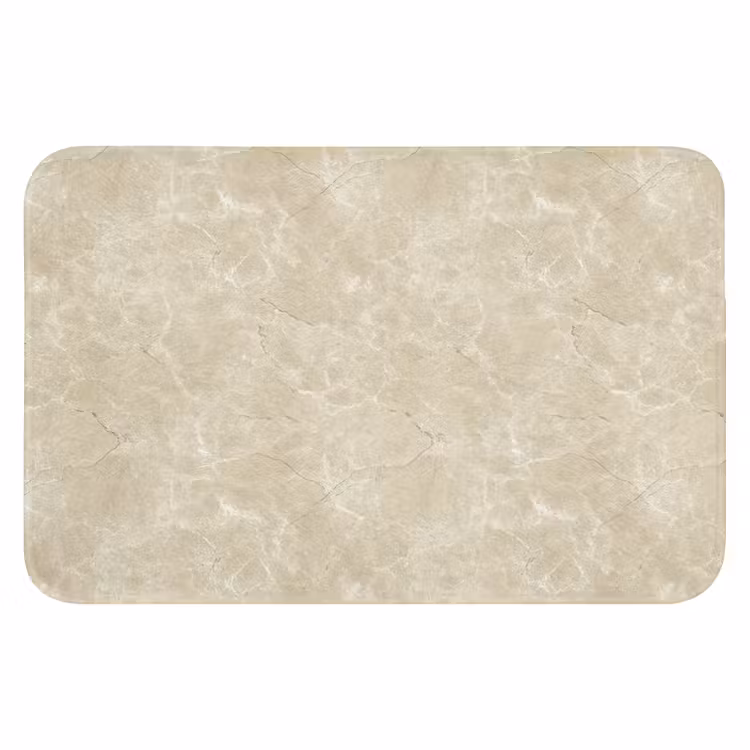 Lichtbeige - Marmer - Diffusie adering WCmat klein 1009 -3d