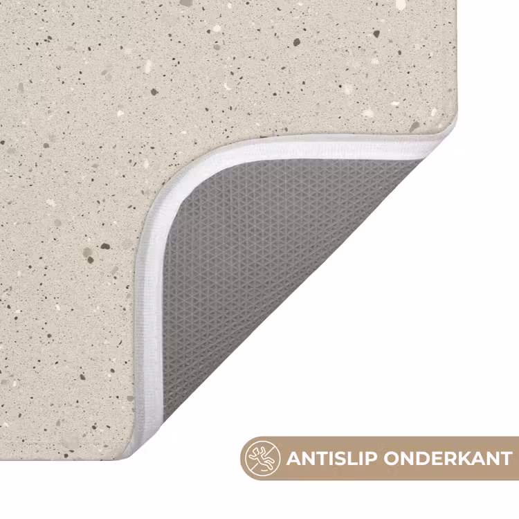 Lichtbeige - Terrazzo - Grijs WCmat klein 1009 -USP_AntislipNL