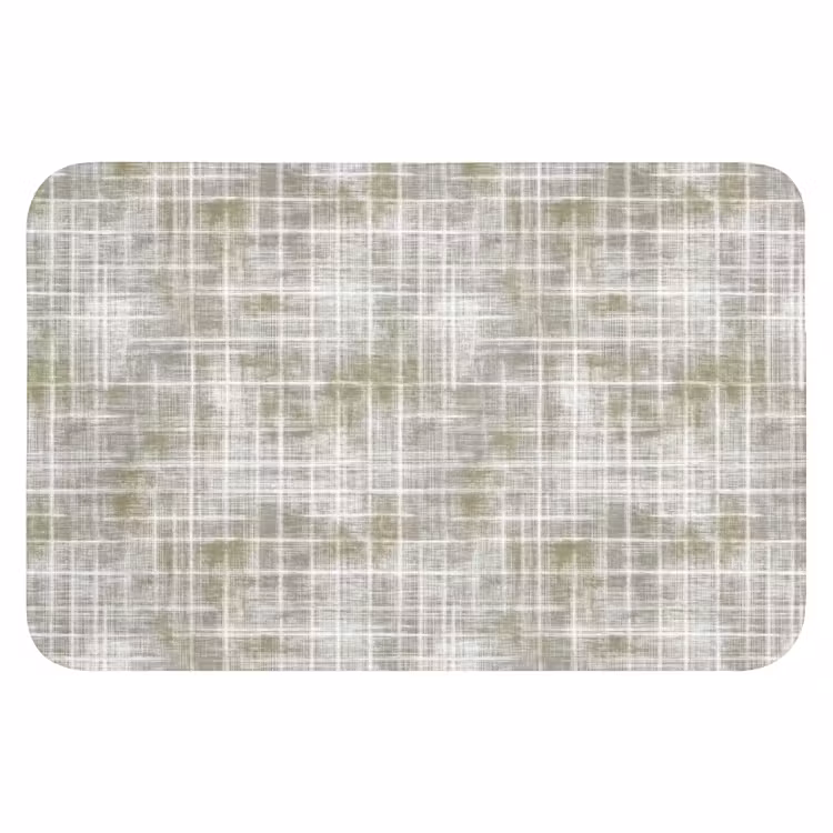 Linnen - Patroon - Groen WCmat klein 1009 -3d