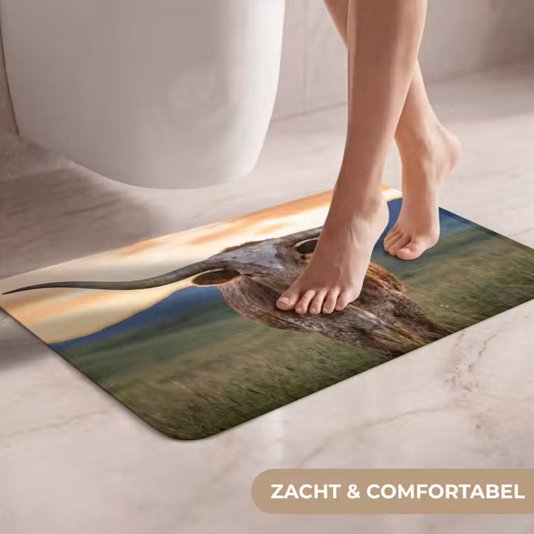 Longhorn - Landschap - Zonsondergang WCmat klein -USP_ZachtNL