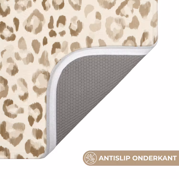 Luipaard - Klassiek - Beige WCmat klein 1009 -USP_AntislipNL