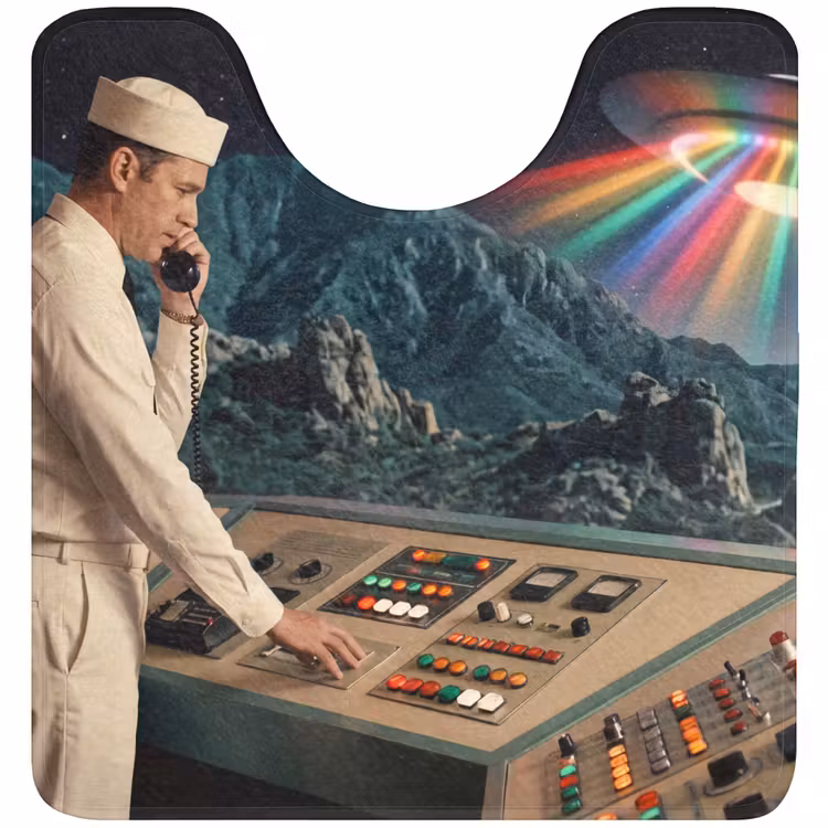 WC Mat - Man - Controlekamer - Strand - Man - Controlekamer - Strand WCmat U-uitsnede middel
