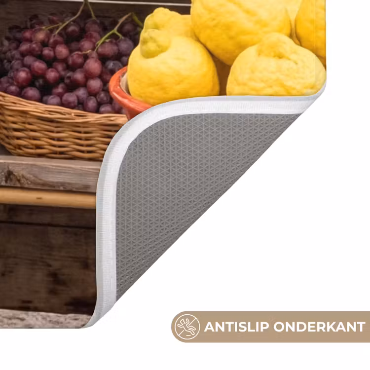 WC Mat - Marktkraam - Fruit - Vers - Marktkraam - Fruit - Vers WCmat U-uitsnede middel
