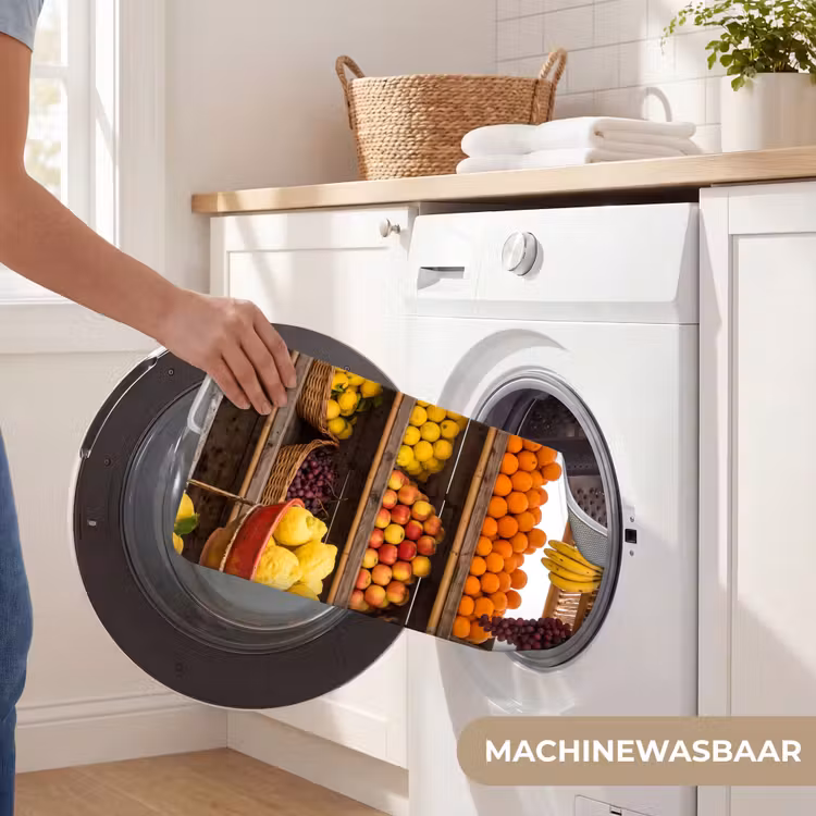 WC Mat - Marktkraam - Fruit - Vers - Marktkraam - Fruit - Vers WCmat U-uitsnede middel