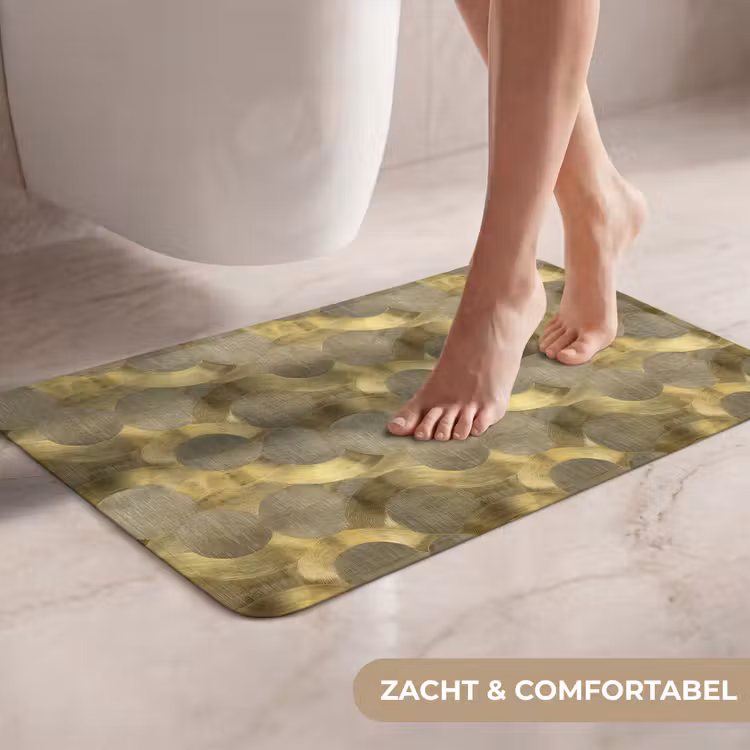 Modern - Geometrisch - Goud WCmat klein 1009 -USP_ZachtNL