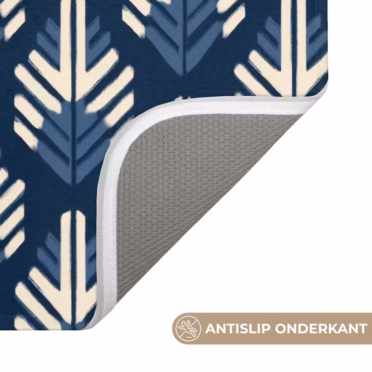 Modern - Patroon - Blauw WCmat klein 1009 -USP_AntislipNL