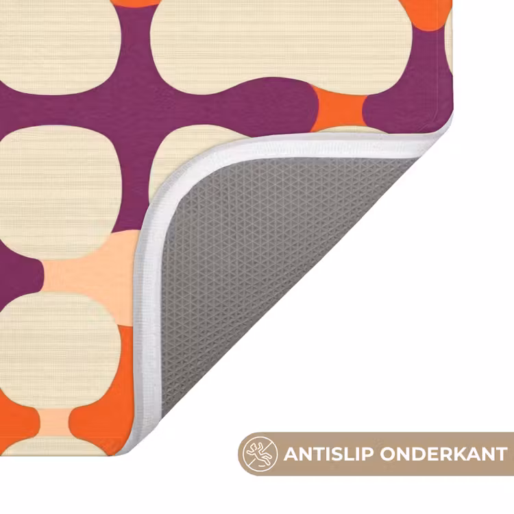 Modern - Patroon - Kleurrijk WCmat klein 1009 -USP_AntislipNL