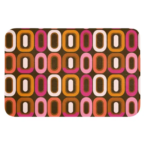 Modern - Retro - Kleurrijk WCmat klein 1009 -3d