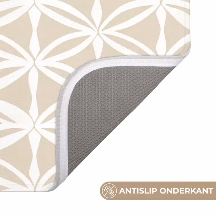 Motief - Modern - Beige WCmat klein 1009 -USP_AntislipNL