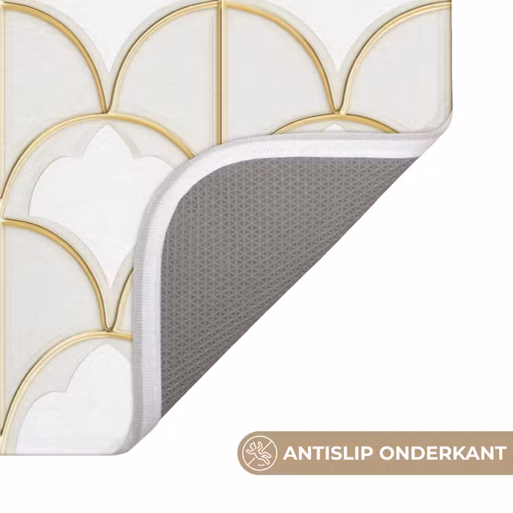 Mozaïek - Bogen - Goud WCmat klein 1009 -USP_AntislipNL