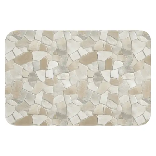 Mozaïek - Stenen - Beige WCmat klein 1009 -3d