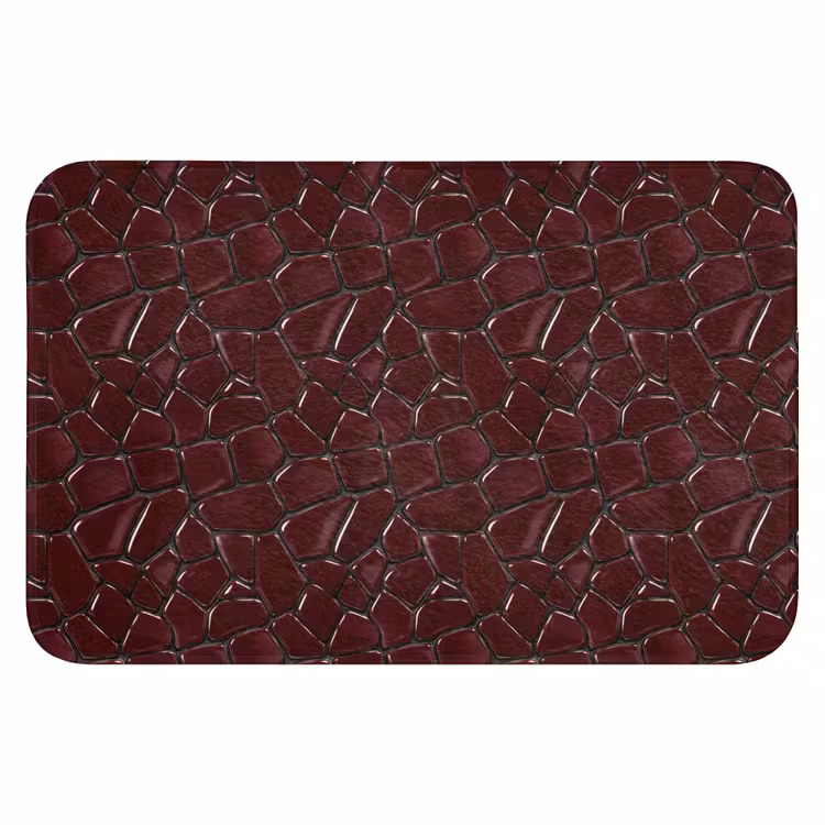 Mozaïek - Tegel - Bordeauxrood WCmat klein 1009 -3d