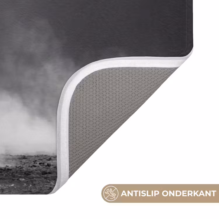 Olifant - Zwart - Wit - Rook WCmat klein -USP_AntislipNL