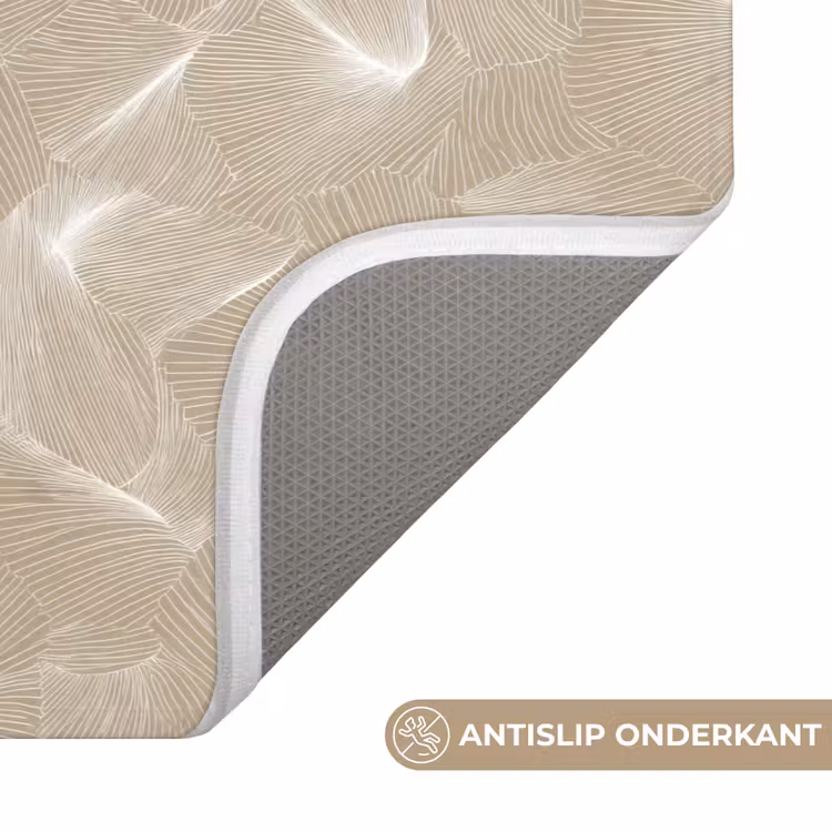 Organisch - Textuur - Beige WCmat klein 1009 -USP_AntislipNL