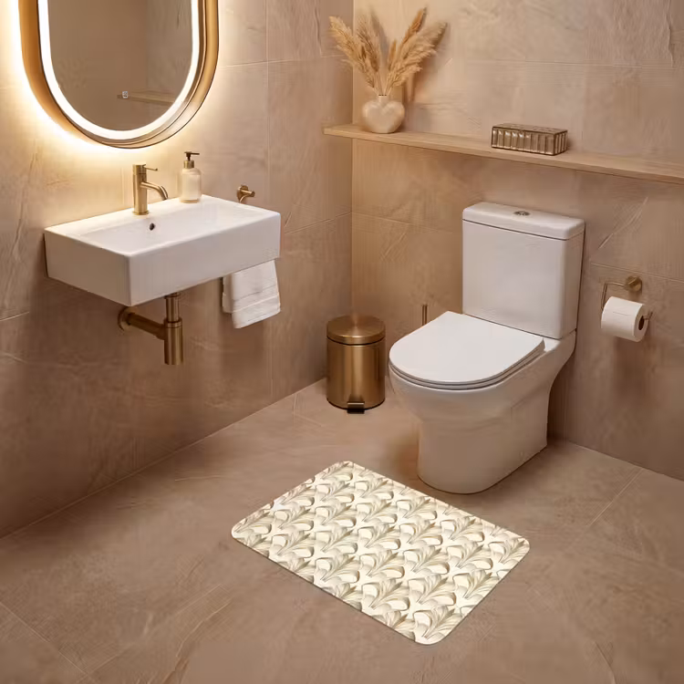 Ornament - Barok - Goud WCmat klein 1009 -sfeer3