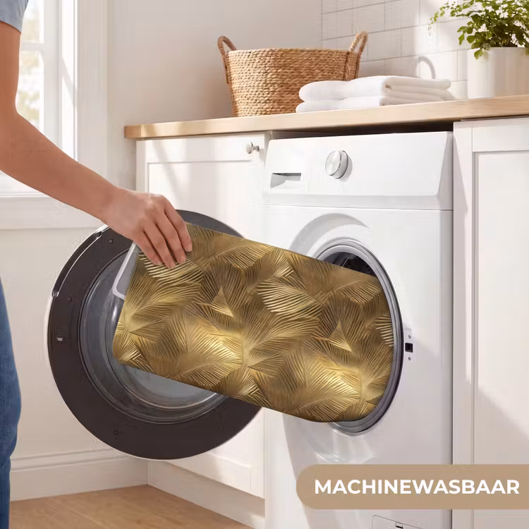 Palm - Waaier - Goud WCmat klein 1009 -USP_WasbaarNL