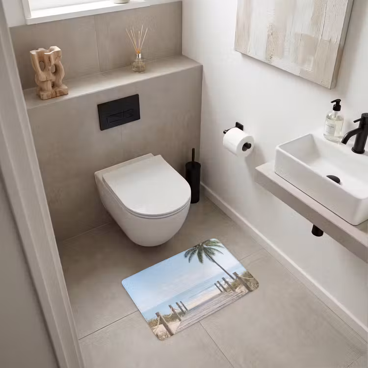 Palmbomen - Pad - Horizon WCmat klein -sfeer1