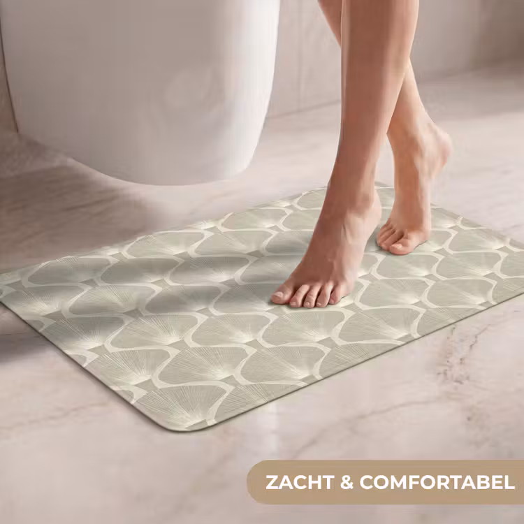 Paneel - Ginkgo - Zand WCmat klein 1009 -USP_ZachtNL