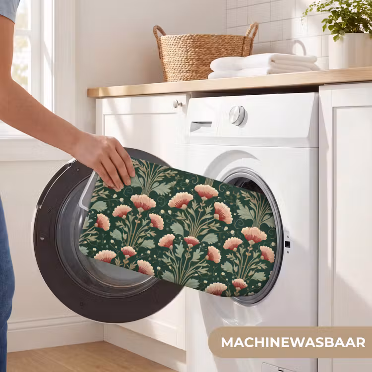 Patroon - Botanisch - Kleurrijk WCmat klein 1009 -USP_WasbaarNL