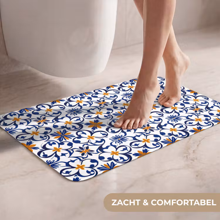 Patroon - Modern - Kleurrijk WCmat klein 1009 -USP_ZachtNL