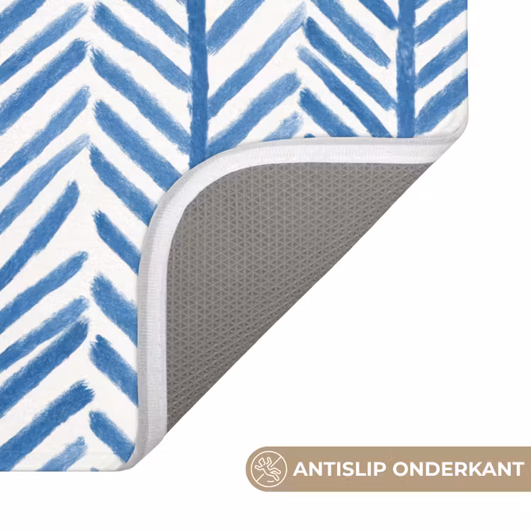 Patroon - Streep - Blauw WCmat klein 1009 -USP_AntislipNL