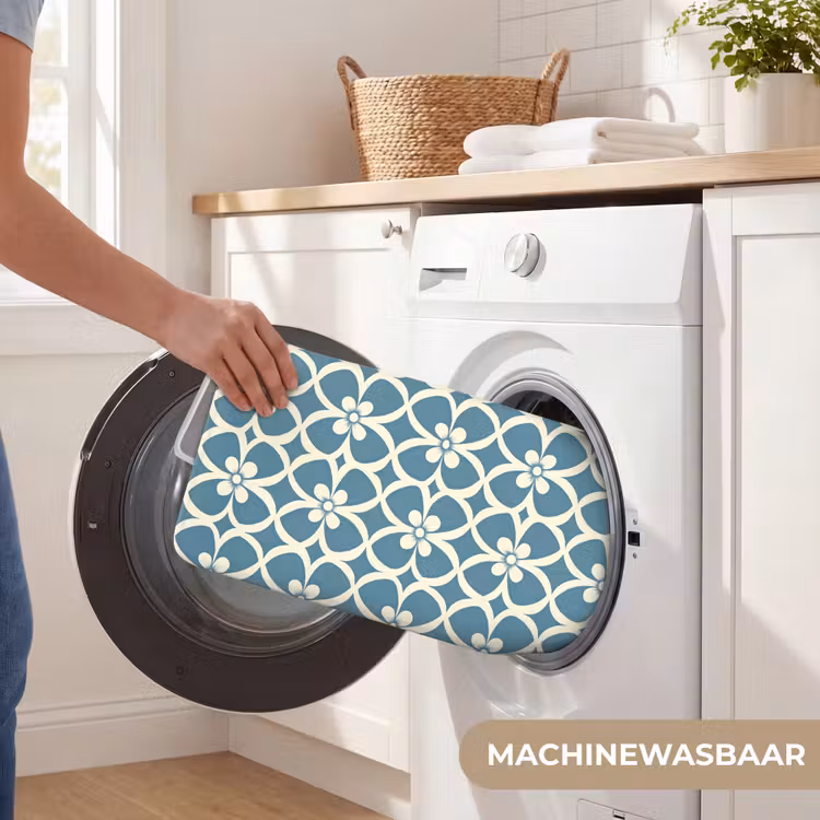 Patroon - Symmetrisch - Blauw WCmat klein 1009 -USP_WasbaarNL