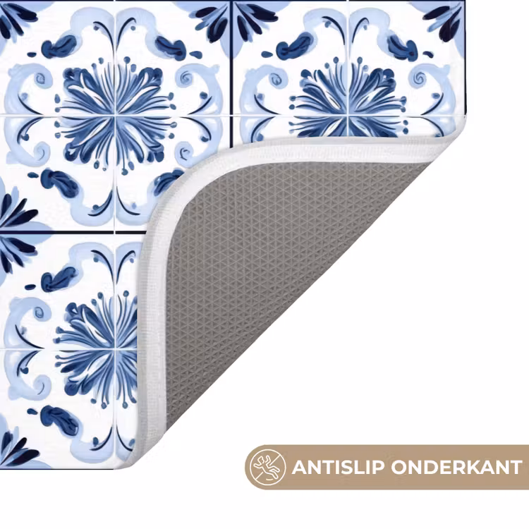 Patroon - Tegel - Blauw WCmat klein 1009 -USP_AntislipNL