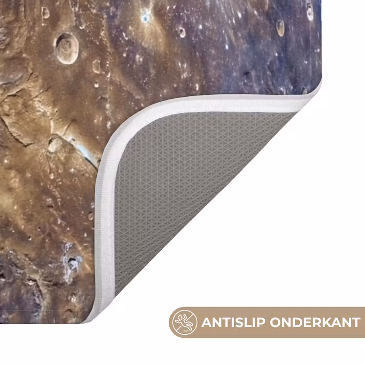 WC Mat - Planeet - Kraters - Ruimte - Planeet - Kraters - Ruimte WCmat U-uitsnede middel