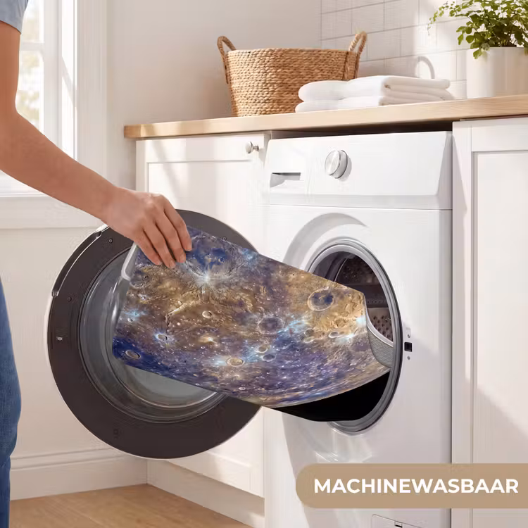 WC Mat - Planeet - Kraters - Ruimte - Planeet - Kraters - Ruimte WCmat U-uitsnede middel