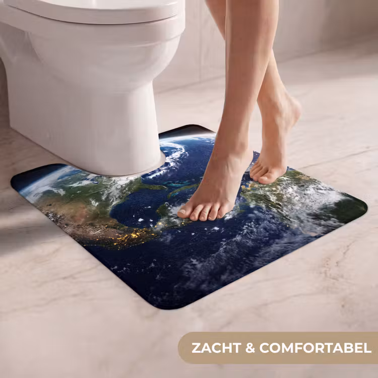 WC Mat - Planeet - Ruimte - Kosmos - Planeet - Ruimte - Kosmos WCmat U-uitsnede middel