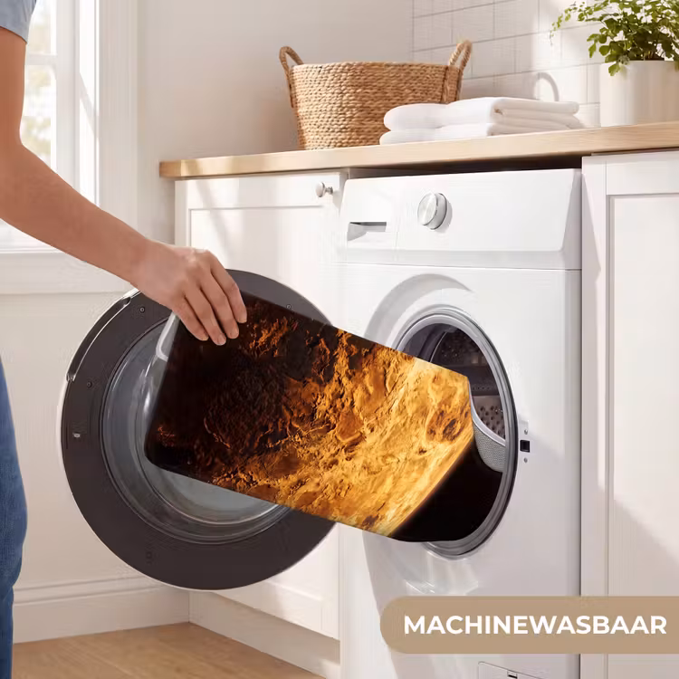 WC Mat - Planeet - Ruimte - Oranje - Planeet - Ruimte - Oranje WCmat U-uitsnede middel