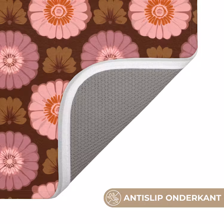 Retro - Madelief - Roze WCmat klein 1009 -USP_AntislipNL