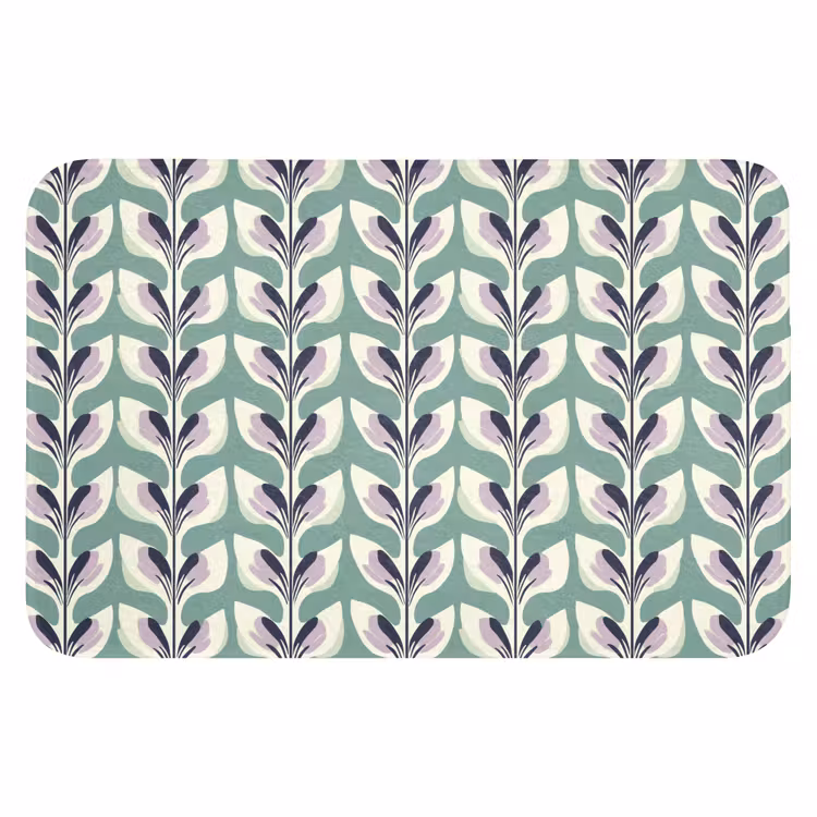 Retro - Modern - Groen WCmat klein 1009 -3d