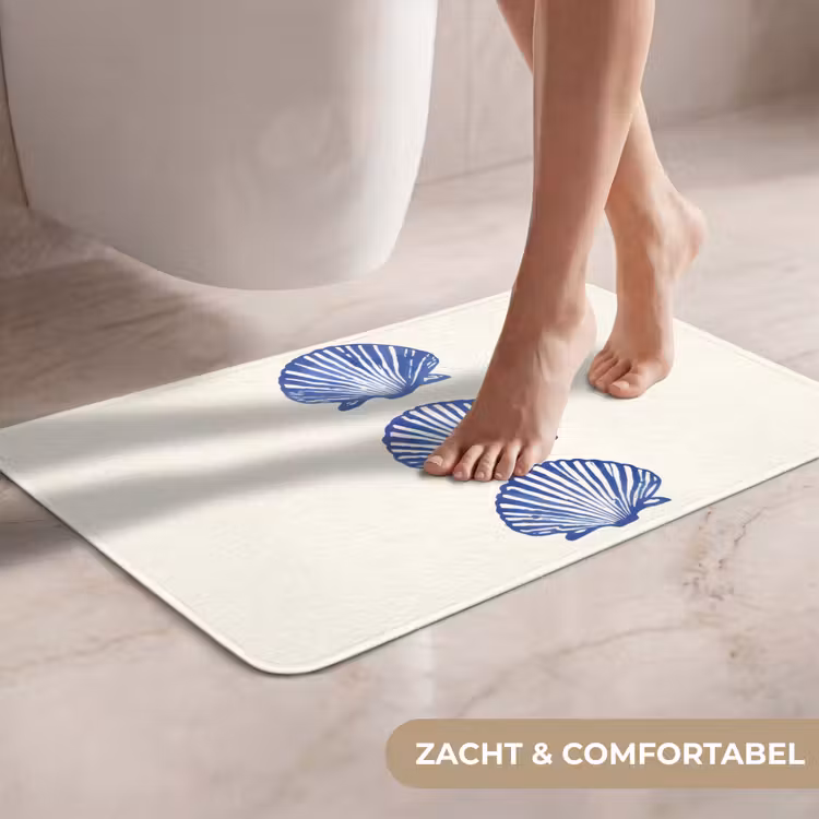 Schelpen - Blauw - Patroon WCmat klein -USP_ZachtNL