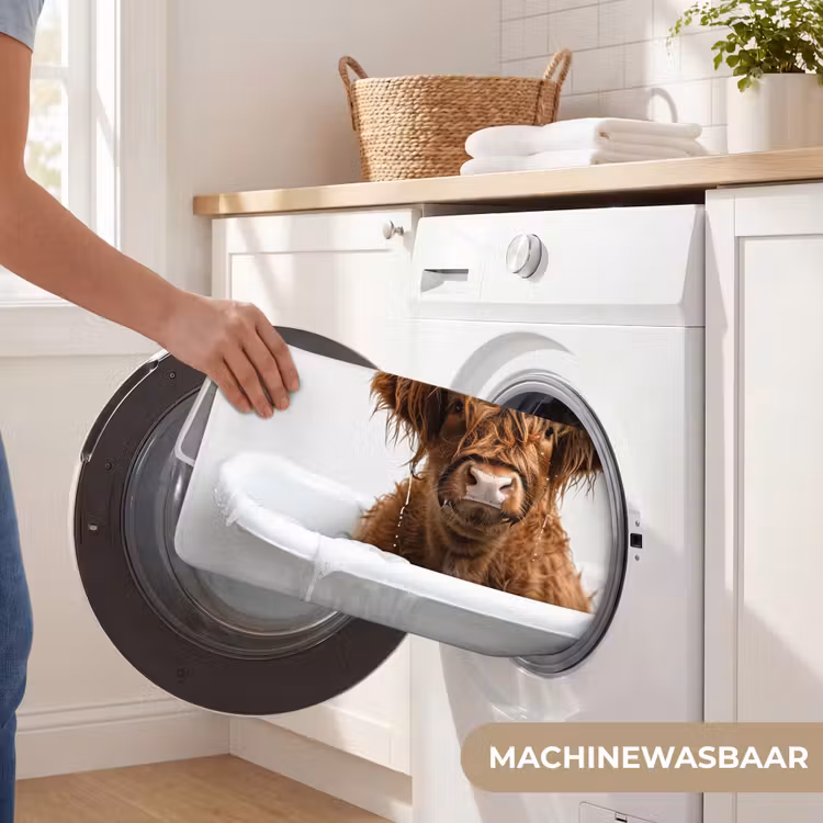 Schotse Hooglander - Bad - Koe - Dieren - Schuim WCmat klein -USP_WasbaarNL