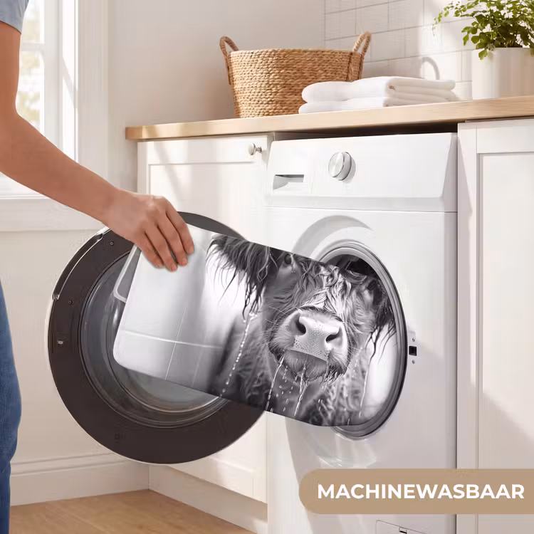 Schotse Hooglander - Dier - Douche - Humor WCmat klein -USP_WasbaarNL